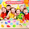 FLY2SKY 45Pcs Mochi Squishy Toys Mini Squishies Kawaii Animal Squishies Party Favors for Kids Cat Panda Unicorn Squishy Novelty Stress Relief Toys Birthday Gifts Goody Bags Class Prizes Pinata Fillers