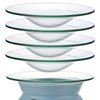 JUXYES Pack of 5 Oil Warmer Dish Replacement Wax Warmer Bowl Plate Wax Melter Replacement Dish for Aroma Therapy Lamp Electric Lamps Oil and Tart Warmers