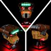 Mililier LED Light Kit for Lego 75351 Princess Leia Boushh Helmet Set, Compatible with Lego 75351 Building Blocks Model(Not Include Blocks Set)
