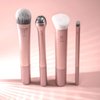 Real Techniques Prep and Prime Makeup Brush Set, Ideal for Exfoliating & Applying Primers, Moisturizers, & Serums, Skincare Tools, Synthetic Bristles, Cruelty-Free & Vegan, 4 Piece Set