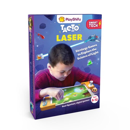 PlayShifu Tacto Laser (Kit + App) : AR Laser Based Educational Birthday Gifts for 4-8 Year Olds | Interactive Science Kit for Kids | Brain Games, STEM Learning | 200+ Puzzles (Device Not Included)