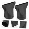 Beaupretty Plastic Hair Dryer Diffuser Plastic Hair Dryer Nozzle Replacement Universal Blow Dryer Diffuser Attachment for Concentrated Hair Drying Black, 8X7.5cm