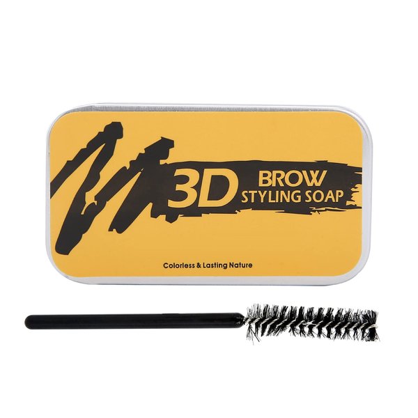 10g Eyebrow Soap Brows Styling Soap, Long Lasting Eyebrow Setting Gel Waterproof Smudge Proof Eyebrow Wax for Brows Shaping Defining