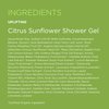 Andalou Naturals Citrus Sunflower Uplifting Shower Gel, 8.5 Ounce