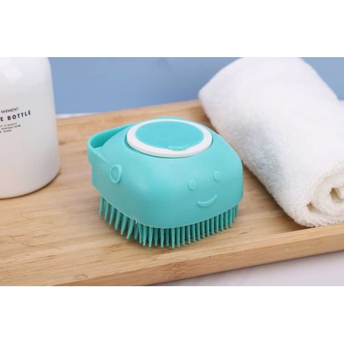 Silicone Massage Bath Brush (Blue)