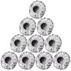 12 Pieces Deep Conditioning Caps Aluminum Foil Reusable Hair Processing Caps Hair Coloring Shower Caps for Home Salon Use (Silvery, 16 Inch)