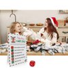 OXEDP Christmas Candy Dice Game, Christmas Games, Christmas Dice Game, One Instruction Standing Sign+Dice, Christmas Games for Family Party-CHDG02