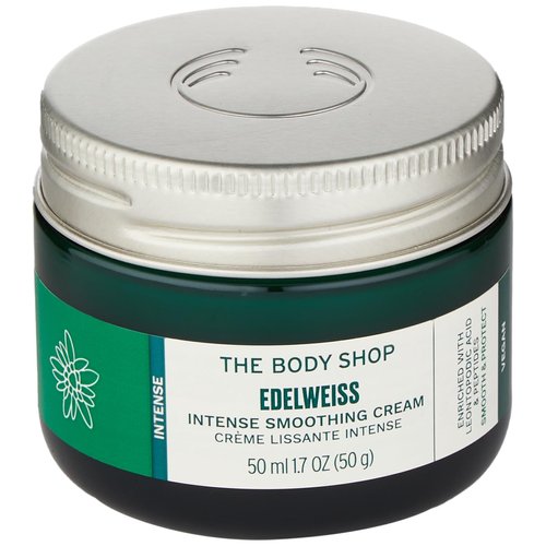 The Body Shop Edelweiss Intense Smoothing Cream – Nourishing Day Cream – Moisturizes and Hydrates Skin – Vegan – 50ml