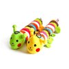 VILLCASE Pet Squeaker Toys, Dog Chew Toy, Soft Short Plush Sounding Toy for Puppy (Colorful Caterpillar)