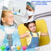 60 Pcs Plastic Tooth Savers Necklace Colorful Tooth Holders Tooth Necklaces Container for Kids Teeth Keepsake Theme Party Supplies Goodie Bag Fillers, 5 Colors