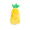 ZippyPaws NomNomz Plush Dog Toy, Stuffed Toy with Round Squeakers and Crinkles, Cute Food Character, Pineapple