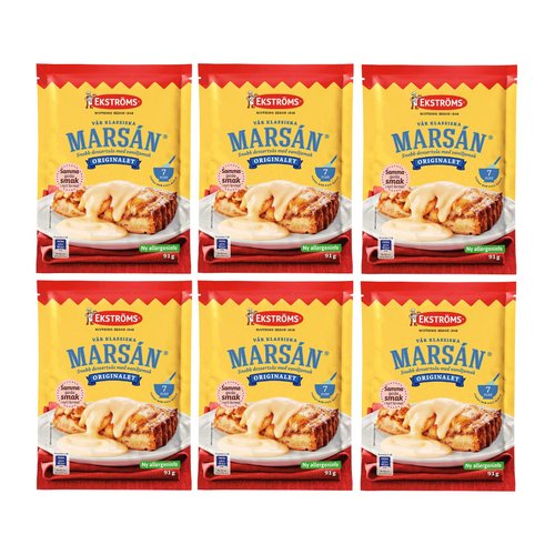 Ekstroms Vanilla Sauce - Marsan 6-Pack