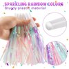 GDZRDFLH 36 pcs Party Blowers, Noise Makers Glitter Metallic Fringed Party Horns for Birthday Blow Horns Graduation Sporting Party Favors Supplies