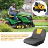 Riding Lawn Mower Seat Covers, Universal Oxford Waterproof Tractor Seat Cover with Storage Bag Compatible with Husq-Varna、Crafts-Man、Cub Ca-det （Grey Medium