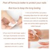 FANNEST Rubber Gel Base Coat for Nails Set 15ml*2pcs,Elastic Base Coat,Sheer Clear Nude Pink Color Nail Polish,LED/UV Soak Off for Nail Strengthener/Extension.