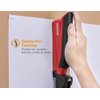 Bostitch Office Executive 3 in 1 Stapler, Includes 210 Staples and Integrated Staple Remover, One Finger Stapling, No Effort, 20 Sheet Capacity, Spring Powered Stapler, Red