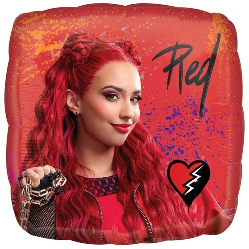 The Descendants The Rise of Red 8th Birthday Party Supplies Balloon Bouquet Decorations - Red 8