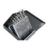Accusize Industrial Tools 18 Pc Hss Tap and Drill Set, Metric, 0001-0052