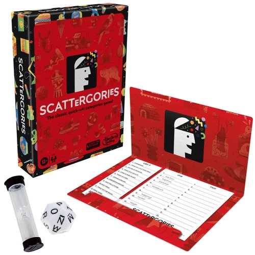 Hasbro Gaming Classic Scattergories Game, Party Game for Adults and Teens Aged 13 and up, Board Game for 2+ Players