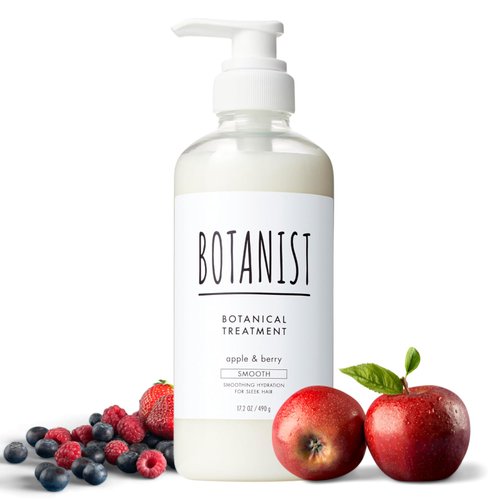 Botanist Moisturizing Hair Conditioner Treatment, Natural & Organic Japanese Haircare for Dry & Frizzy Hair, Botanical Scalp Treatment with Pump, Grapefruit & Sage, Scalp Cleanse, 17.2 Oz / 490g