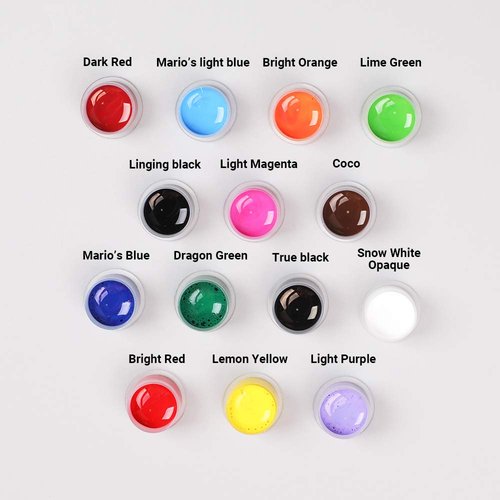 STIGMA Professional Tattoo Ink Color Set 14 Colors with 15 ml 1/2oz per Bottle Tattoo Ink Set for Tattoo Artist and Beginners Tattoo Supplies TI4003-15-14