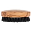 Fendrihan Genuine Boar Bristle and Olivewood Military Hair Brush, MEDIUM STIFF Bristle, Made in Germany