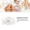 1:12 Dollhouse Baby Furniture Model Set Miniature Baby Crib Rocking Horse Chair Cabinet Decoration Accessories