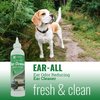 Kenic Ear Cleaner for Dogs, Cats, Pets - Wax, Odor, & Debris Remover, Keeps Ears Clean,Fresh & Healthy, Gentle Cleanser to Help Reduce Infection & Itching - Cruelty Free, Made in USA