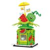 General Jim's Watermelon Stand Sweet and Juicy Shop 335 Piece Modular Building Blocks Brick Playset or Model or Decoration Comes with Light Kit Fun for Teens and Adults
