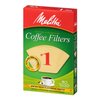 Melitta 1 Cone Coffee Filters, Unbleached Natural Brown, 40 Count (Pack of 12) 480 Total Filters Count - Packaging May Vary