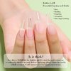 AIMEILI Hema Free Builder Base Gel 5 in 1 Clear Builder Nail Gel for Nails Extension Soak Off U V LED Builder Nail Gel in a Bottle Builder Base Gel Polish 15ml