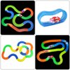 Save Unicorn Tracks Cars Replacement only, Toy Cars for Most Tracks Glow in The Dark, Car Track Accessories with 5 Flashing LED Lights, Compatible with Most Car Tracks for Girls Boys and Kids(4pack)