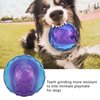 JOROBURO Squeaky Dog Balls, Bite Resistant Teeth Grinding Training Durable Indestructible Dog Chew Toy, Decompressing Bite Resistant Puppy Teething Chew Balls for Dog Cat Puppy