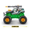 Metal Machines Monster Truck Wars (Bone Breaker) by ZURU, Toy Car Vehicle That Lights Up & Makes Sounds, Fireable Weapon, Batteries Included, Monster Truck Toys for Boys and Kids