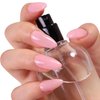FANNEST Rubber Base Gel Polish,Brush on Builder Gel for Nails Extension,Elastic Rubber Base Coat,LED/UV Soak Off Sheer Nude Pink Gel Polish, Natural Gel Polish.