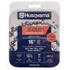 Husqvarna X-Cut SP33G 16 Inch Chainsaw Chain, 325" Pitch, 050" Gauge, 66 Drive Links, Pre-Stretched Chainsaw Blade Replacement with Superior Lubrication and Low Kickback,Grey