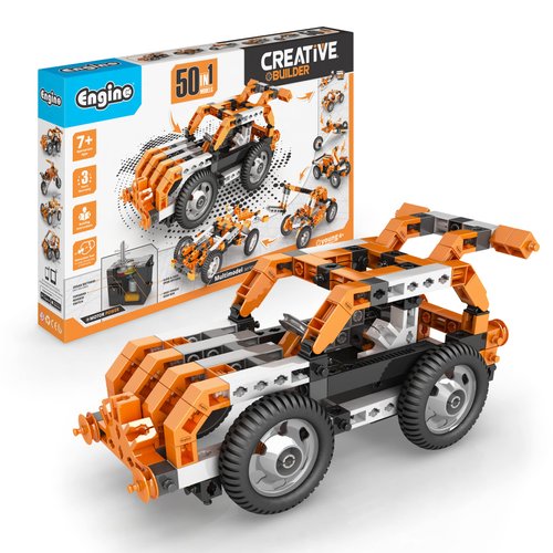 Engino Building Set, Space Theme, 158 Pieces, Motorized Models, STEM Toys for Kids 8+, Interlocking Toy Building Blocks, Gifts for Boys & Girls