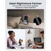3-in-1 Wireless Charger for iPhone,15W Fast Wireless Charging Station Compatible with Mag-Safe Charger,Magnetic Foldable Travel Charger Stand Nightstand for iPhone 16/15/14/13/12,Apple Watch&AirPods