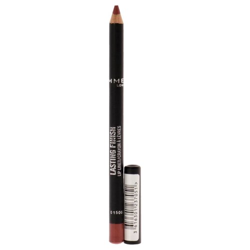 Rimmel Lasting Finish 8HR Soft Lip Liner Pencil - Vibrant, Blendable Formula to Lock Lipstick in Place for 8 Hours - 110 Spice, .04oz