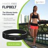FlipBelt Elite Running Belt for Phone and Small Accessories, Water-Resistant Exercise Waist Pouch, XS, Black