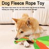 SYOOY 2 Pack Dog Fleece Rope Toy Dog Flirt Pole Replacement Toys to Chase and Tug Interactive Dog Toys with Chewing Rope Pet Braided Rope Tether Lure Toy to Outdoor Exercising Training