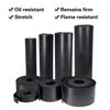 TORRAMI Solid Neoprene Rubber Strips Roll 1/8 (.125) inch Thick X 2 inch Wide X 10 Feet, for DIY Weather Stripping, Gasket, Seal