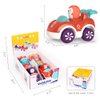 Cartoon Animal Friction Return Car, Inertia Power Car, Push Toy, 1-2-3 Year Old Kids, Puzzle Toy, 4 Adventure Toy Car, Toys for Boys and Girls
