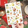 118PCS Christmas Temporary Tattoos for Kids，Fake Tattoos Sticker With Santa Claus Rudolph Christmas Tree Snowman Christmas Hat Stocking for Christmas Party Favors, Stocking Stuffer, Christmas Gift