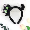 Black Cat Ears Headband, Cat Party Decorations, Animals Ears Headband, Cat Ear Hair Accessories for Halloween Costume Party