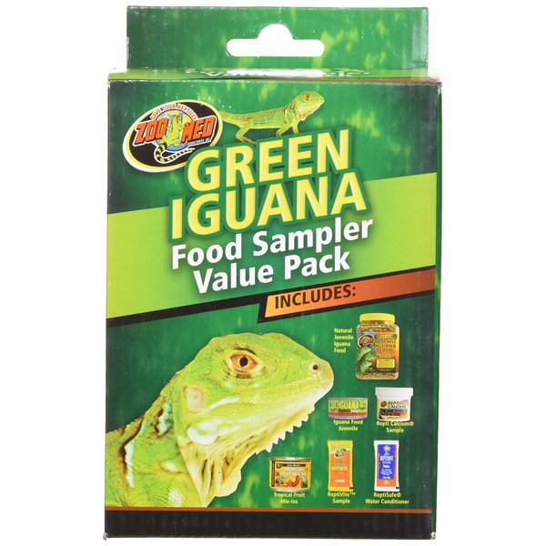 Zoo Med Laboratories SZMFSP4 Green Iguana Food Sampler