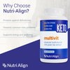 Nutri-Align Multivit | 90 Multivitamin Capsules for Keto | 20 Essential Vitamins and Minerals with Green Tea Extract and Chromium | Low Carb Keto Support Multi Vitamin | Sugar Free and Zero Carb