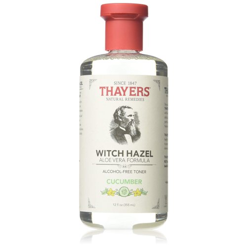 Thayers Witch Hazel Toner With Aloe Vera Formula Alcohol-Free Cucumber - 12 Oz, Pack of 3