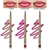 Khasana Lip Liner - Automatic Pencil Set, Smooth Creamy Application, Long-Lasting, Nourishing & Moisturizing Formula. Transfer-Proof (Genoa 37 33 35, 13)