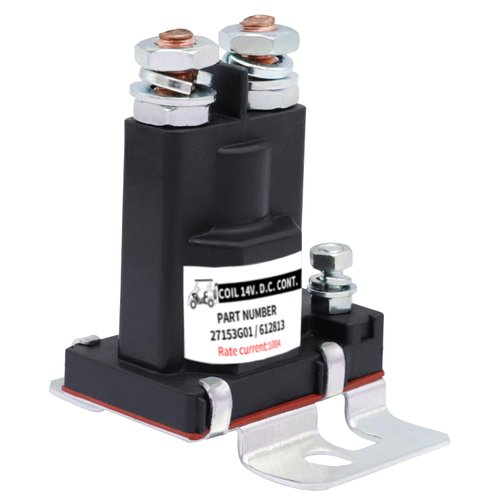 14V 4 Terminal Solenoid for EZGO TXT Gas Golf Cart 1994-Up OEM 27153-G01 27153G01 612813